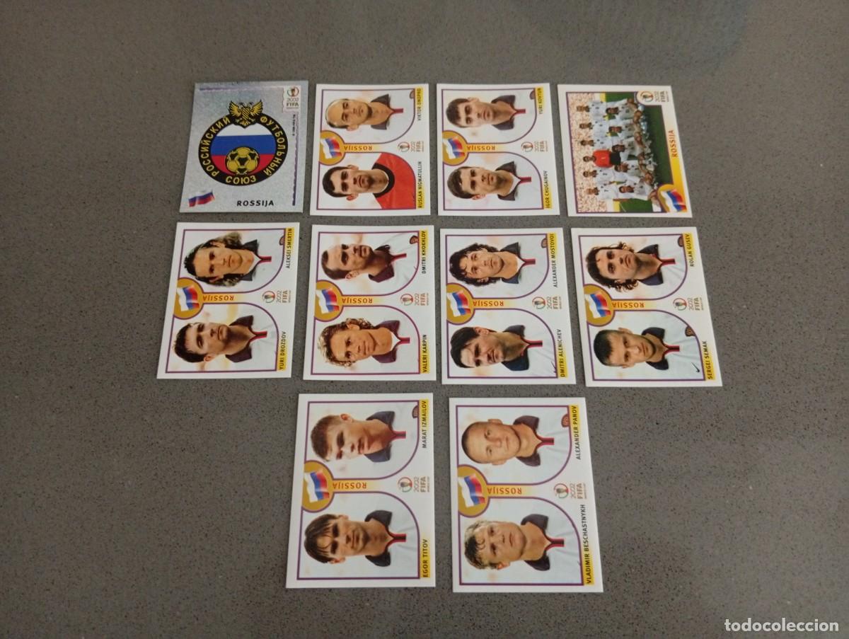 Fu&szlig;ball-Sticker: LOTE 10 CROMOS RUSIA PANINI 2002 MUNDIAL KOREA FUTBOL 02 CROMO - SIN PEGAR