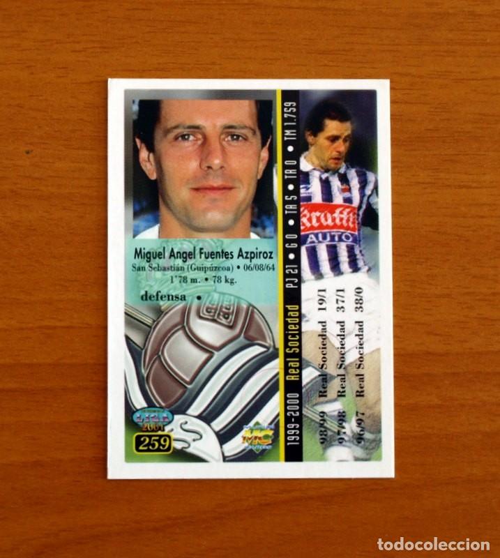 Cromos de f&uacute;tbol: Real Sociedad - N&ordm; 259 Fuentes - Mundicromo Las Fichas de la Liga 2000-2001, 00-01