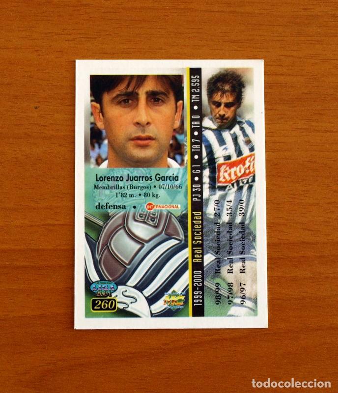 Cromos de f&uacute;tbol: Real Sociedad - N&ordm; 260 Loren - Mundicromo Las Fichas de la Liga 2000-2001, 00-01