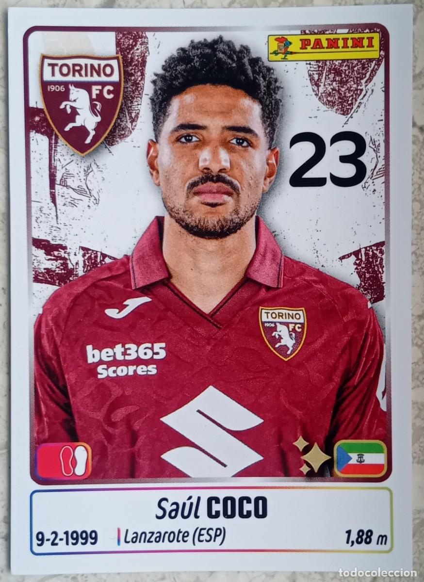 Cromos de f&uacute;tbol: Figurina Panini 2025-26 Cromo Calciatori 2026 Sa&uacute;l Coco Torino n 448