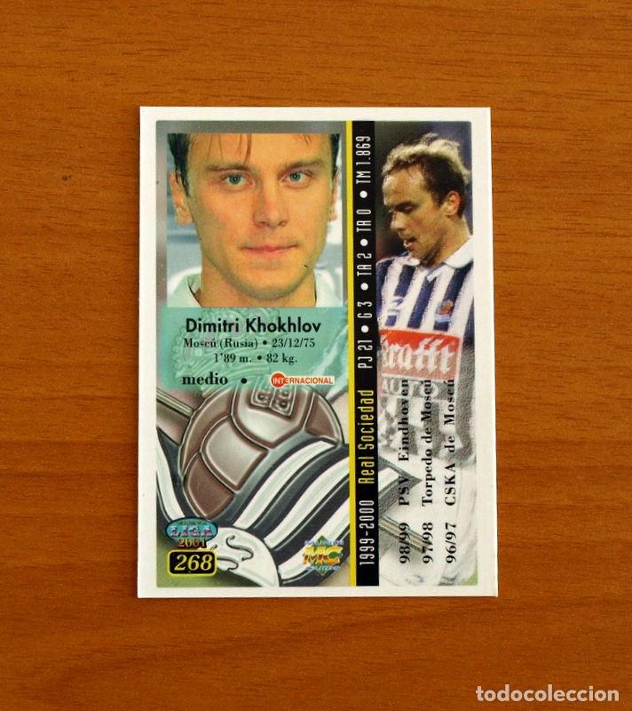 Cromos de f&uacute;tbol: Real Sociedad - N&ordm; 268 Khokhlov - Mundicromo Las Fichas de la Liga 2000-2001, 00-01