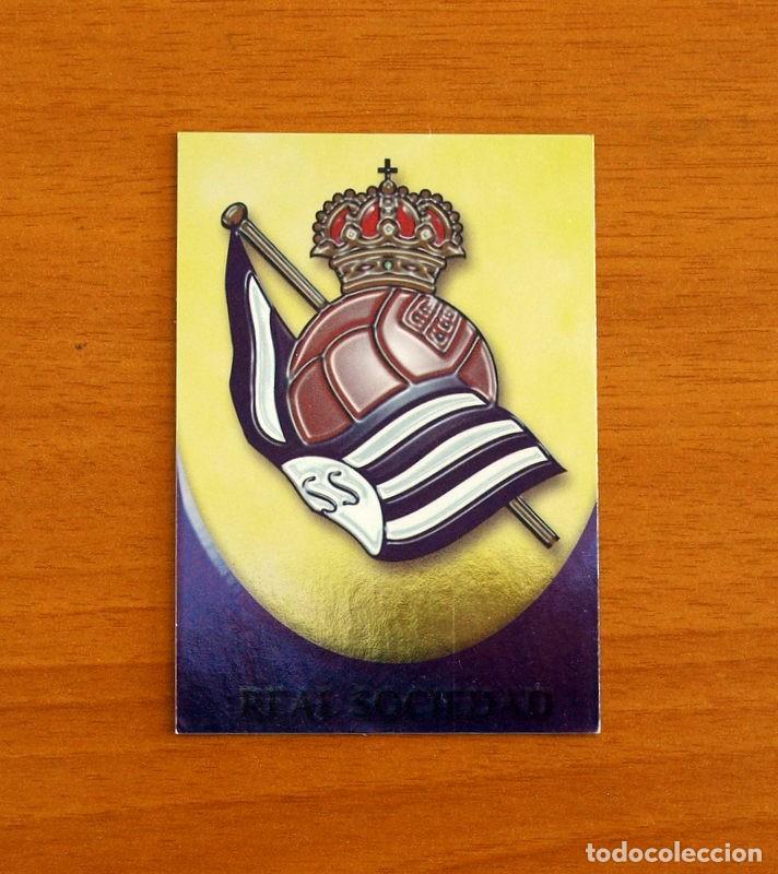 Cartes &agrave; collectionner de Football: Real Sociedad - N&ordm; 325 Escudo Brillo Liso - Mundicromo Las Fichas de la Liga 2002-2003, 02-03