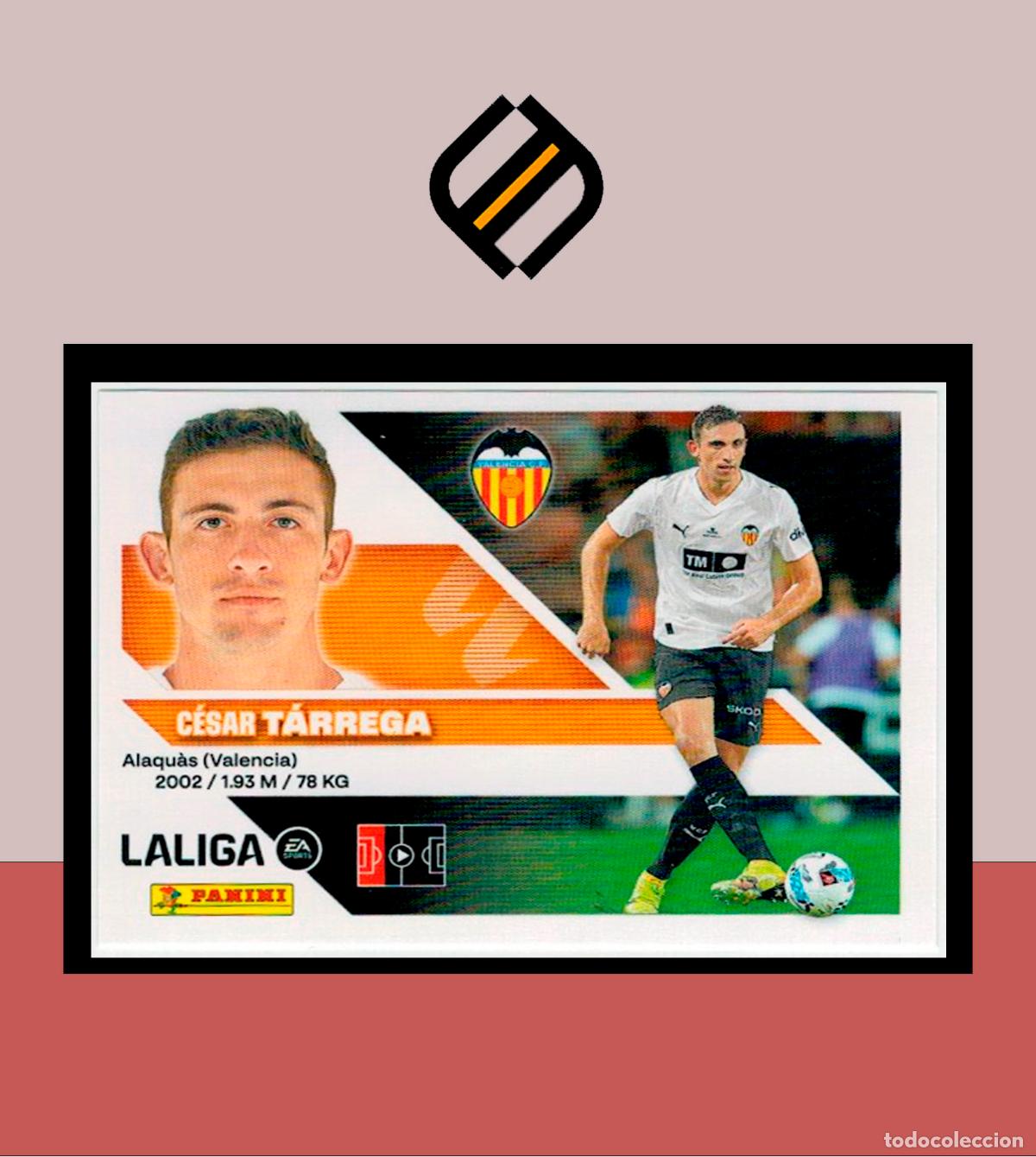 Cromos de f&uacute;tbol: LIGA ESTE 2026 2027 26 27 PANINI VALENCIA CF N&ordm; 7 T&Aacute;RREGA STICKER ALB&Uacute;M COLECCI&Oacute;N