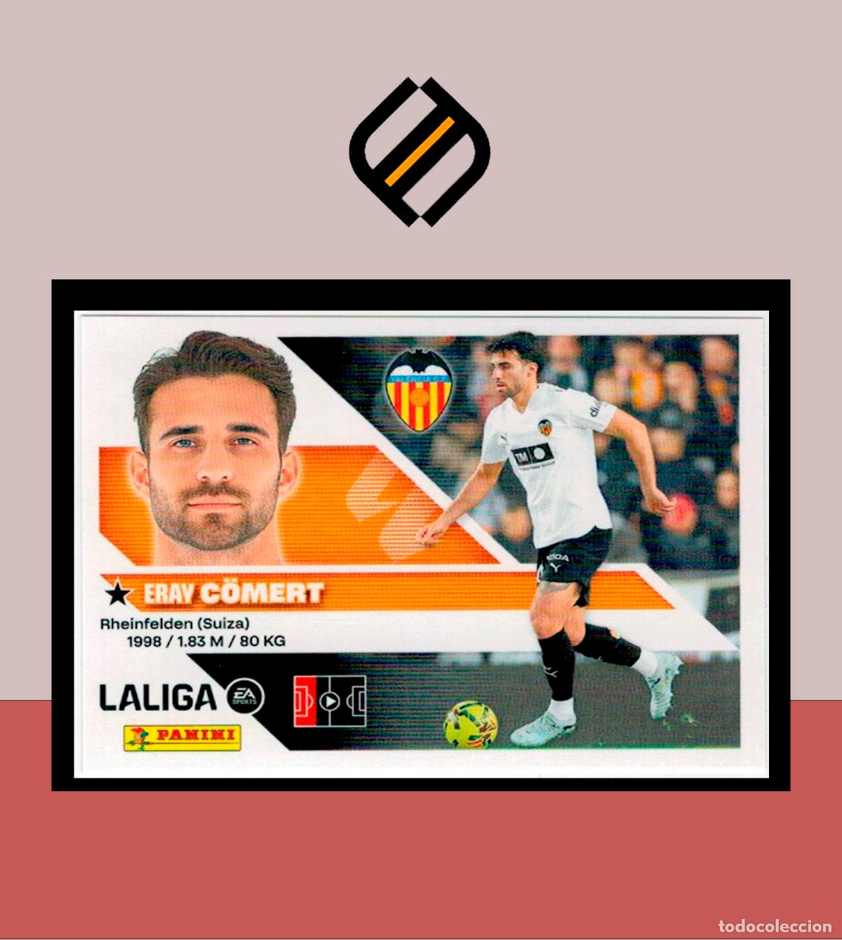 Cromos de f&uacute;tbol: LIGA ESTE 2026 2027 26 27 PANINI VALENCIA CF N&ordm; 8A COMERT STICKER ALB&Uacute;M COLECCI&Oacute;N
