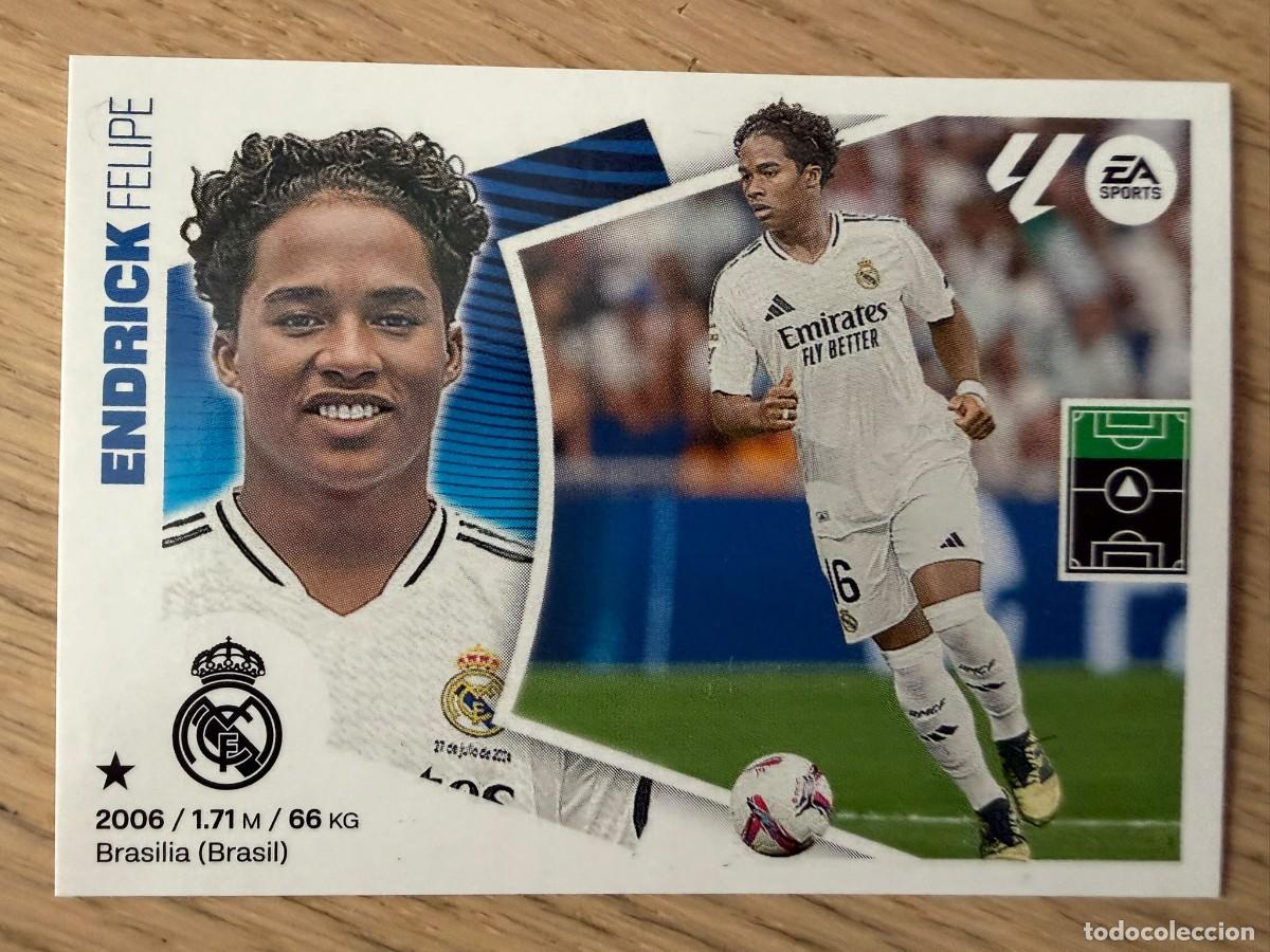 Cromos de f&uacute;tbol: 17 ENDRICK REAL MADRID 24 25 2024 2025 LIGA EA SPORTS COLECCIONES ESTE SIN PEGAR STICKER