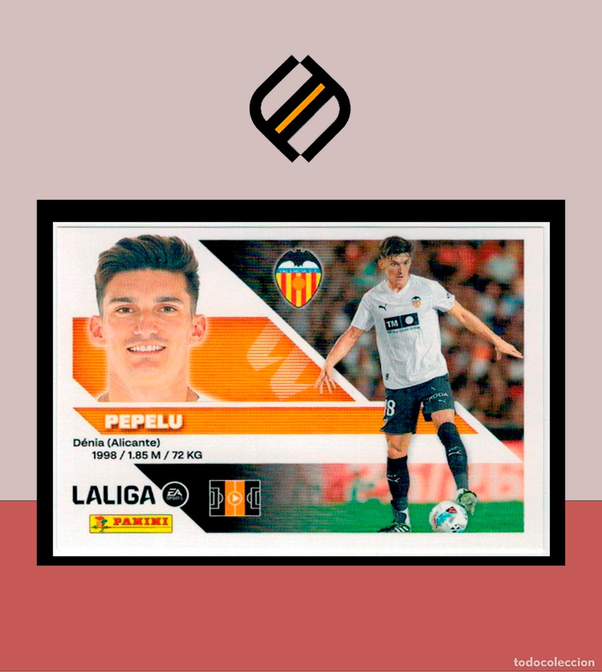Cromos de f&uacute;tbol: LIGA ESTE 2026 2027 26 27 PANINI VALENCIA CF N&ordm; 11 PEPELU STICKER ALB&Uacute;M COLECCI&Oacute;N