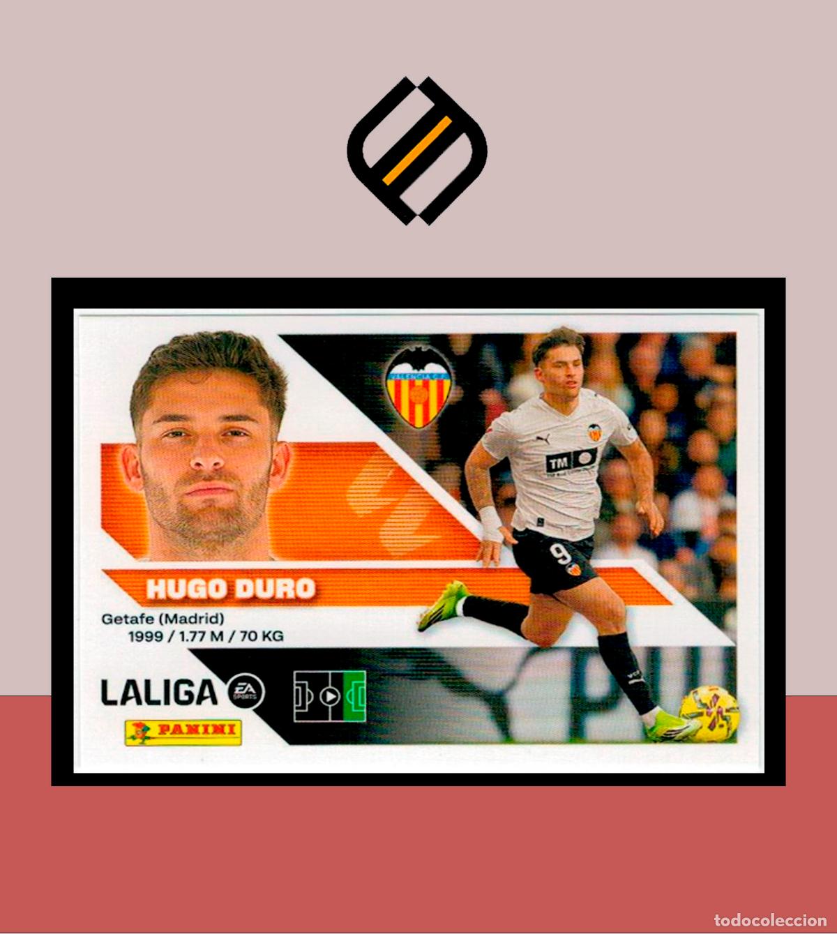 Figurine di Calcio: LIGA ESTE 2026 2027 26 27 PANINI VALENCIA CF N&ordm; 17 HUGO DURO STICKER ALB&Uacute;M COLECCI&Oacute;N
