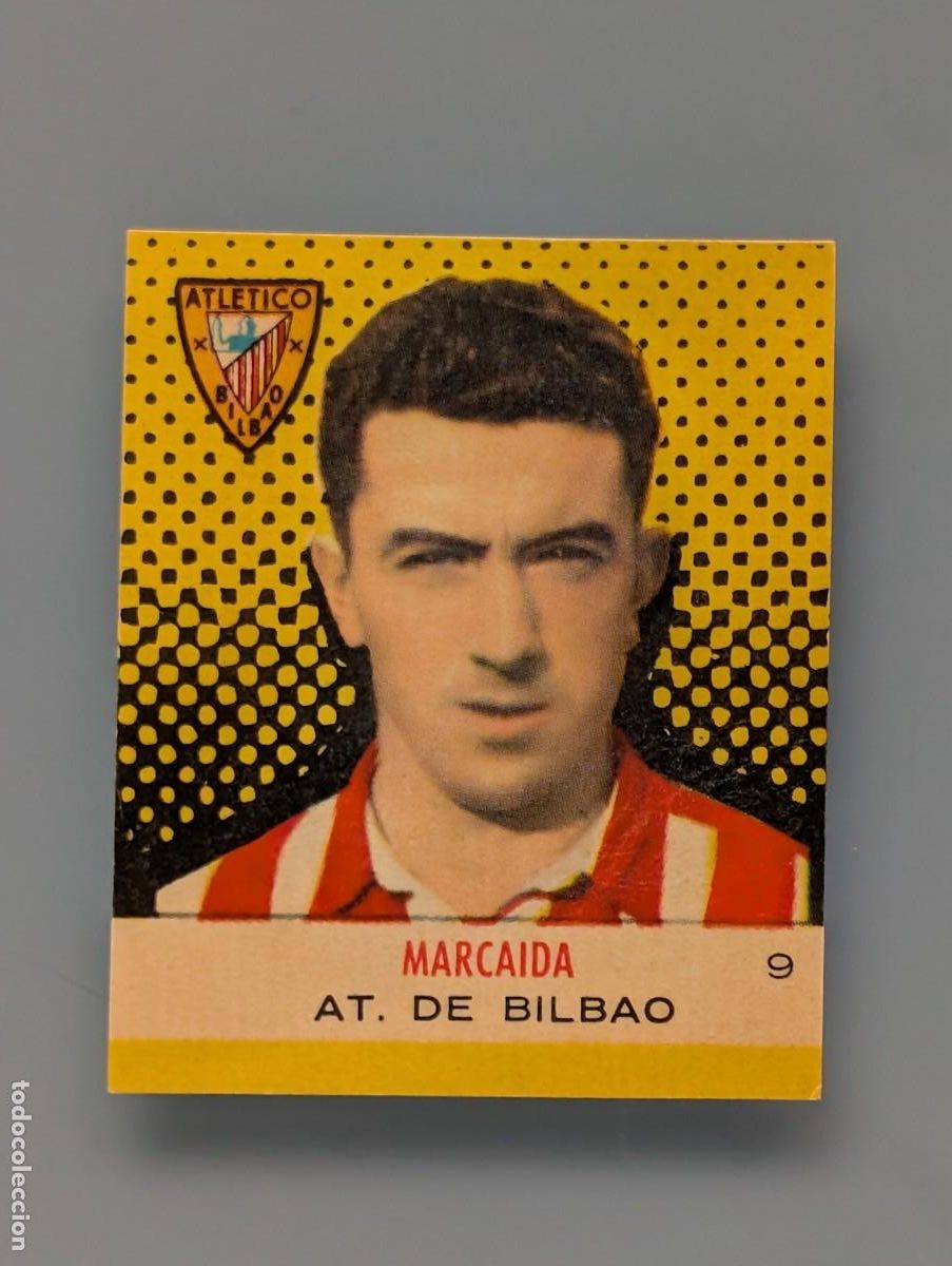 Cromos de f&uacute;tbol: CROMO MARCAIDA ATHLETIC CLUB BILBAO ALBUM CAMPEONES 1957 BRUGUERA 1958 FOOTBALL FUTBOL VIZCAYA LUJUA