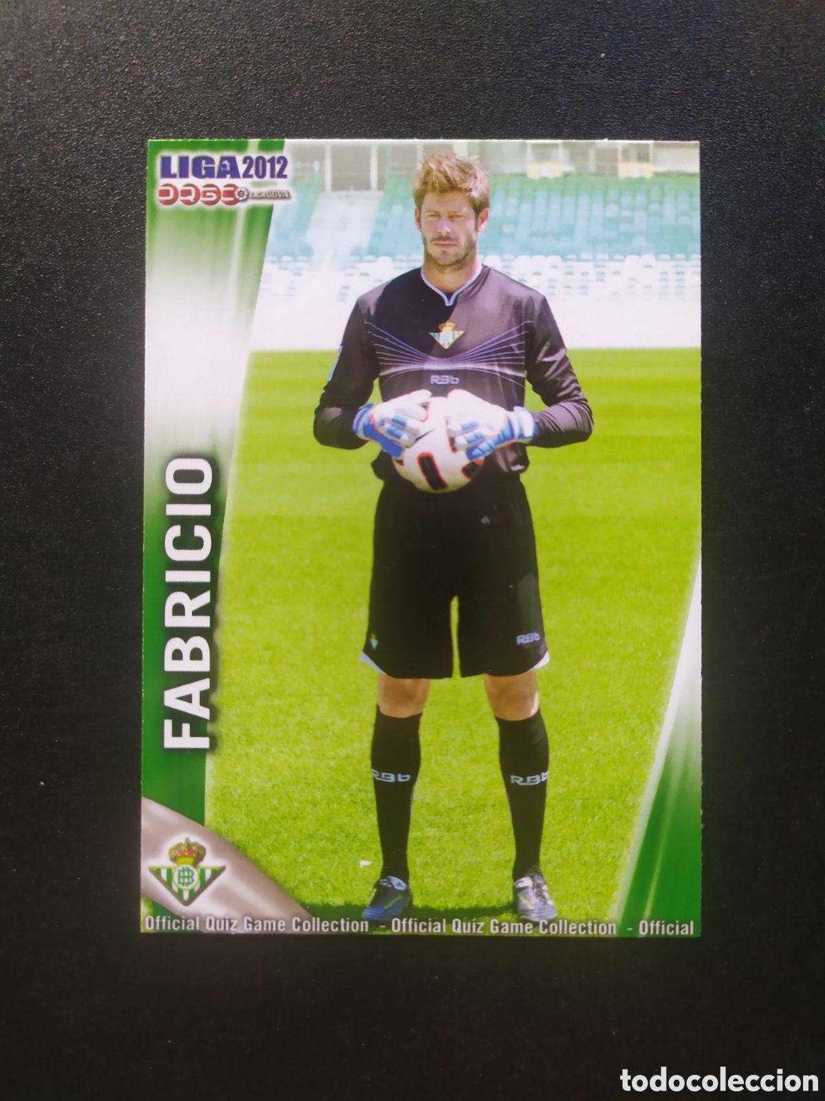 Cromos de f&uacute;tbol: Mundicromo fichas Liga 2011 2012 11 12 Fabricio n&deg; 658 Real Betis