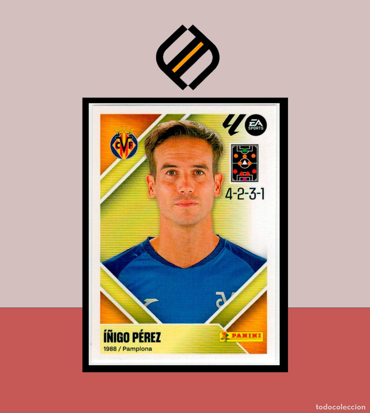 Cromos de f&uacute;tbol: LIGA ESTE 2026 2027 26 27 PANINI VILLARREAL CF N&ordm; 2 ENTRENADOR &Iacute;&Ntilde;IGO P&Eacute;REZ STICKER ALB&Uacute;M COLECCI&Oacute;N