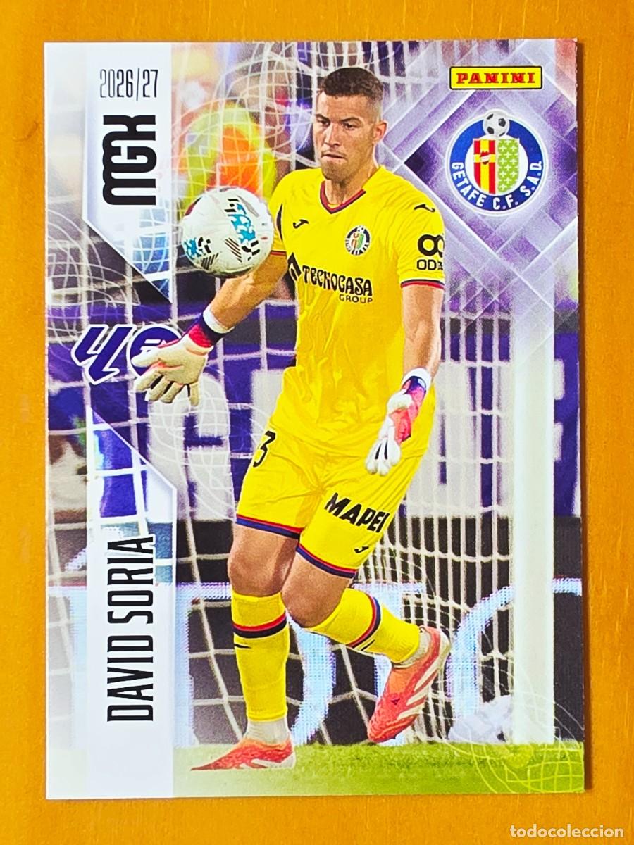 Cromos de f&uacute;tbol: 182 David Soria, Getafe CF, Panini Megacracks MGK 2026 2027 26 27