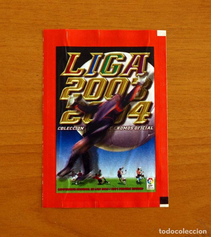 Cromos de f&uacute;tbol: Sobre vacio, sin cromos - Liga 2003-2004, 03-04 - Editorial Colecciones Este