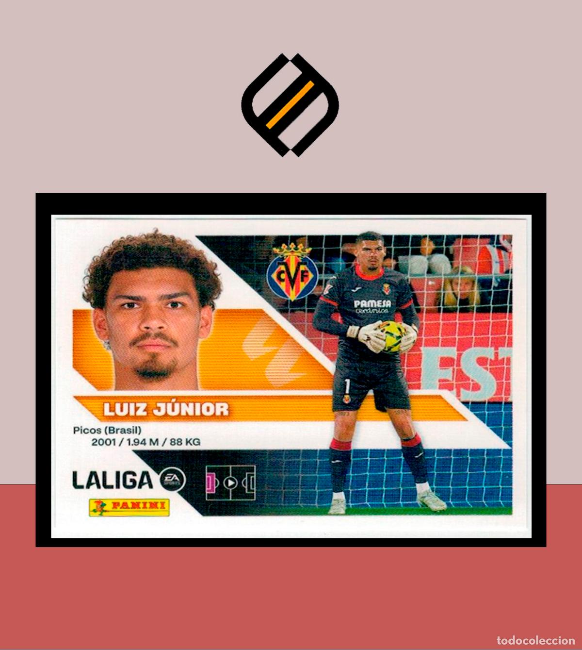Cromos de f&uacute;tbol: LIGA ESTE 2026 2027 26 27 PANINI VILLARREAL CF N&ordm; 3 LUIZ J&Uacute;NIOR STICKER ALB&Uacute;M COLECCI&Oacute;N