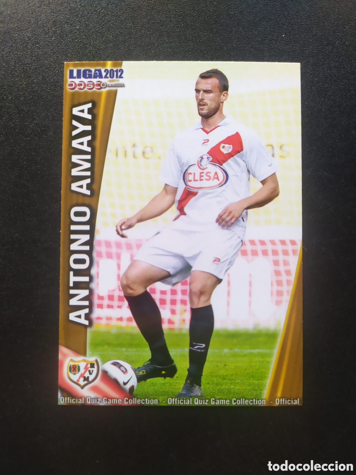 Cromos de f&uacute;tbol: Mundicromo fichas Liga 2011 2012 11 12 Amaya n&deg; 494 Rayo Vallecano