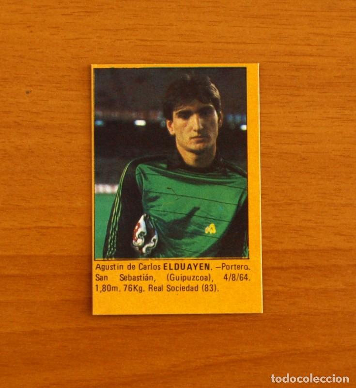 Cromos de f&uacute;tbol: Real Sociedad - Elduayen -Super F&uacute;tbol -Editorial Roll&aacute;n 1984-1985-84-85 -Nunca pegado
