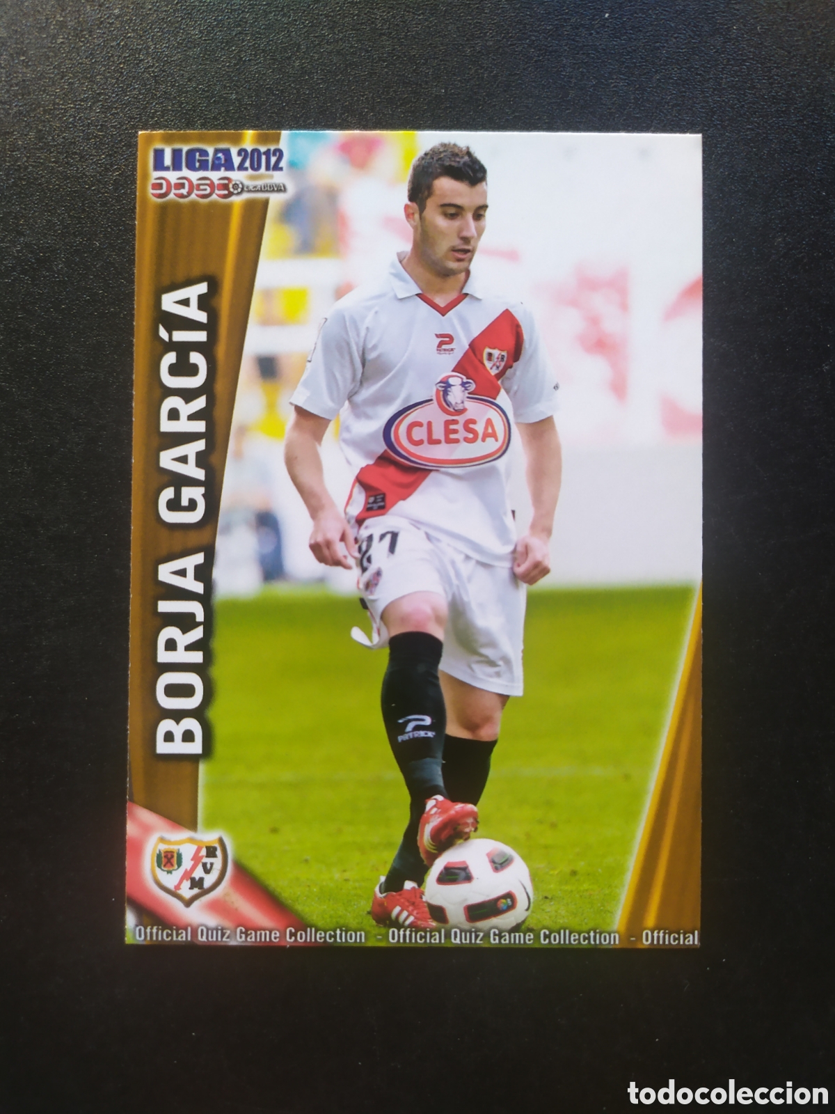 Cromos de f&uacute;tbol: Mundicromo fichas Liga 2011 2012 11 12 Borja Garc&iacute;a n&deg; 502 Rayo Vallecano