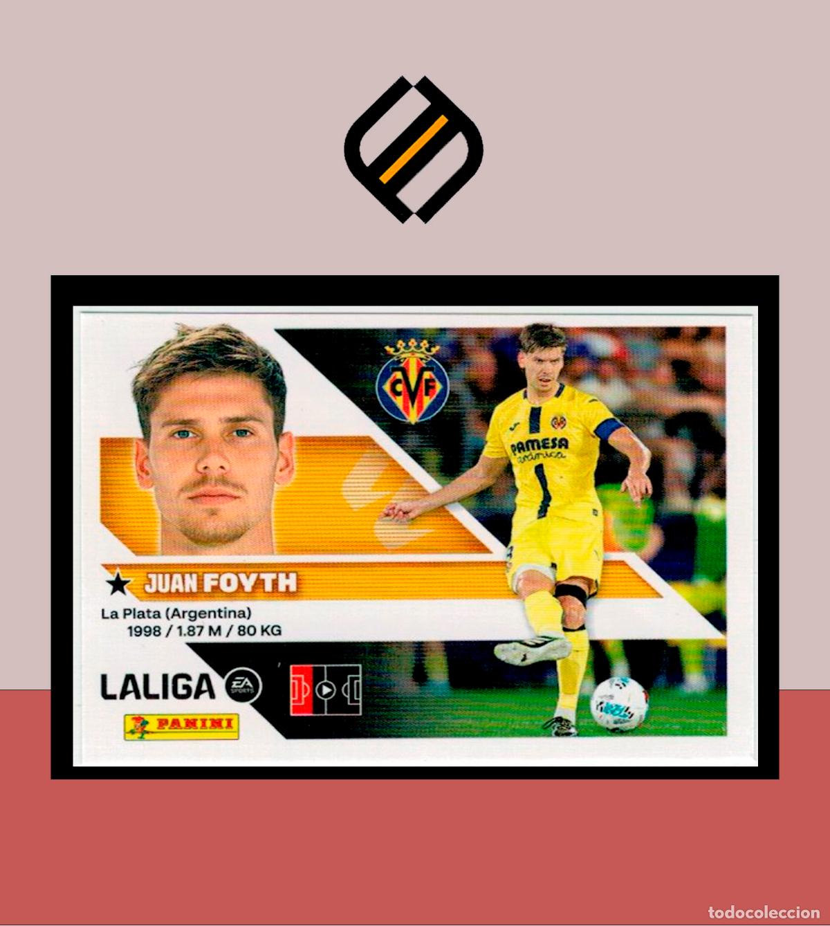 Cromos de f&uacute;tbol: LIGA ESTE 2026 2027 26 27 PANINI VILLARREAL CF N&ordm; 7A FOYTH STICKER ALB&Uacute;M COLECCI&Oacute;N