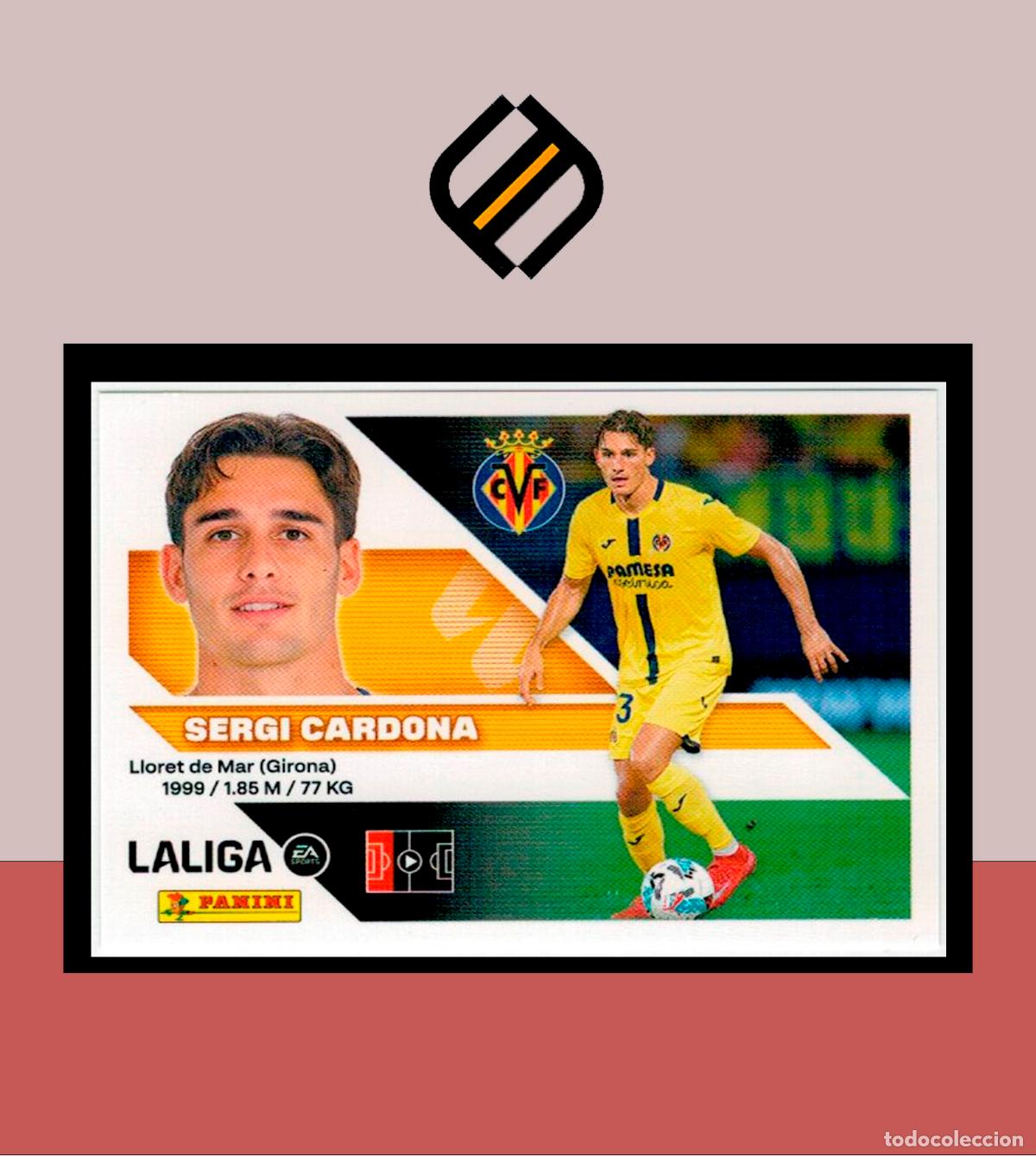 Cromos de f&uacute;tbol: LIGA ESTE 2026 2027 26 27 PANINI VILLARREAL CF N&ordm; 10 SERGI CARDONA STICKER ALB&Uacute;M COLECCI&Oacute;N