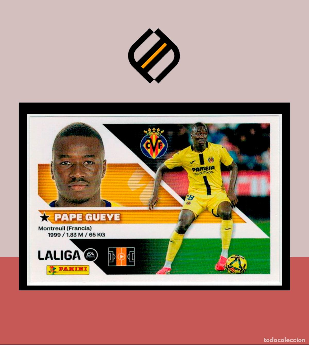 Cromos de f&uacute;tbol: LIGA ESTE 2026 2027 26 27 PANINI VILLARREAL CF N&ordm; 11 PAPE GUEYE STICKER ALB&Uacute;M COLECCI&Oacute;N