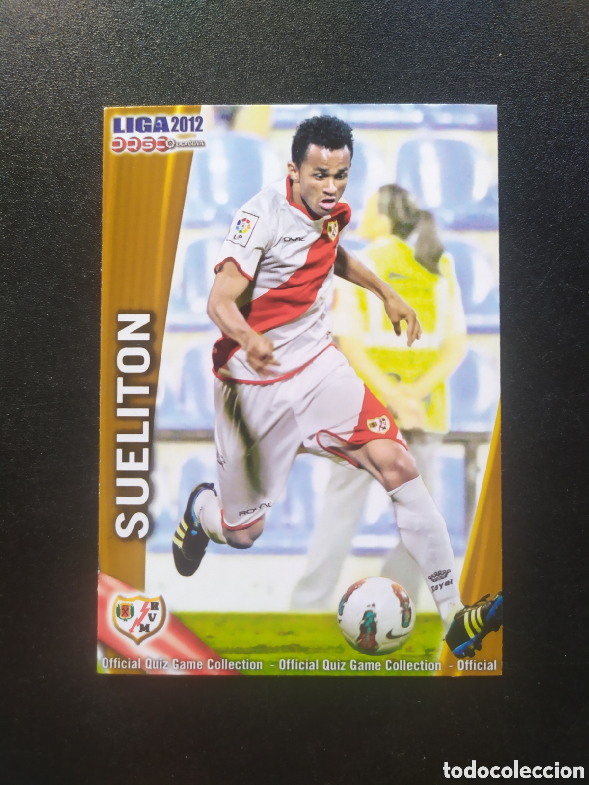 Cromos de f&uacute;tbol: Mundicromo fichas Liga 2011 2012 11 12 Sueliton n&deg; 659 Rayo Vallecano