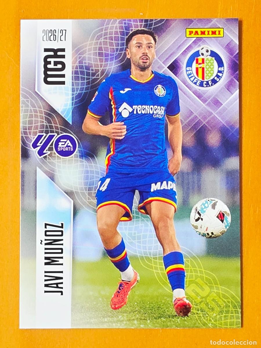 Cromos de f&uacute;tbol: 191 Javi Mu&ntilde;oz, Getafe CF, Panini Megacracks MGK 2026 2027 26 27