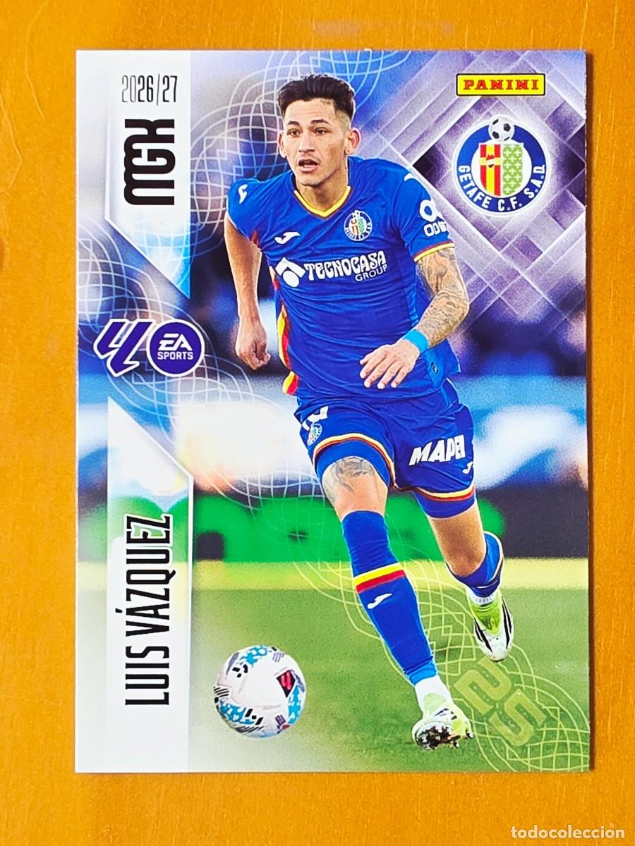 Cromos de f&uacute;tbol: 196 Luis V&aacute;zquez, Getafe CF, Panini Megacracks MGK 2026 2027 26 27