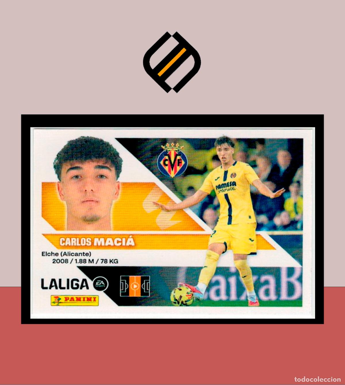 Cromos de f&uacute;tbol: LIGA ESTE 2026 2027 26 27 PANINI VILLARREAL CF N&ordm; 13 MACI&Aacute; STICKER ALB&Uacute;M COLECCI&Oacute;N