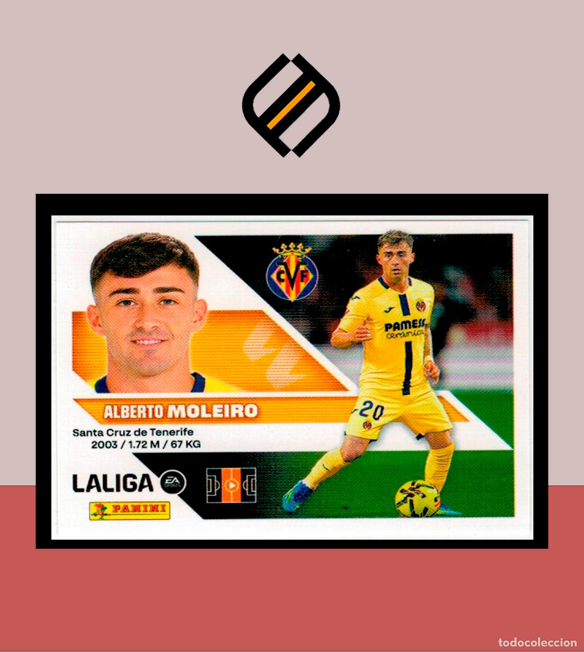 Cromos de f&uacute;tbol: LIGA ESTE 2026 2027 26 27 PANINI VILLARREAL CF N&ordm; 14 MOLEIRO STICKER ALB&Uacute;M COLECCI&Oacute;N