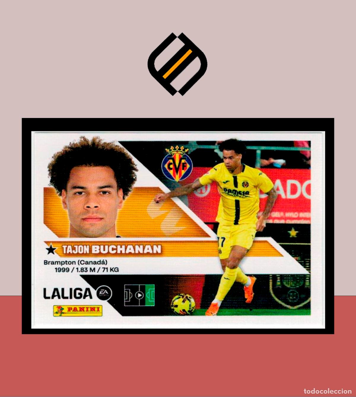 Cromos de f&uacute;tbol: LIGA ESTE 2026 2027 26 27 PANINI VILLARREAL CF N&ordm; 15 BUCHAMAN STICKER ALB&Uacute;M COLECCI&Oacute;N