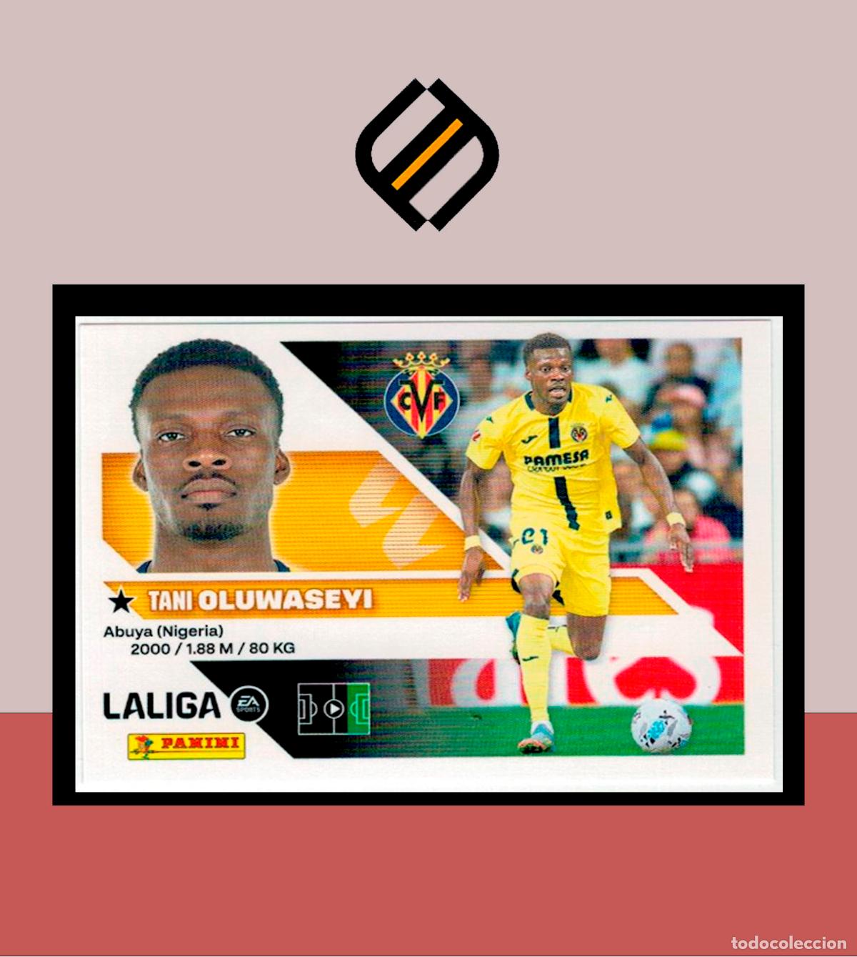 Cromos de f&uacute;tbol: LIGA ESTE 2026 2027 26 27 PANINI VILLARREAL CF N&ordm; 16 OLUWASEYI STICKER ALB&Uacute;M COLECCI&Oacute;N