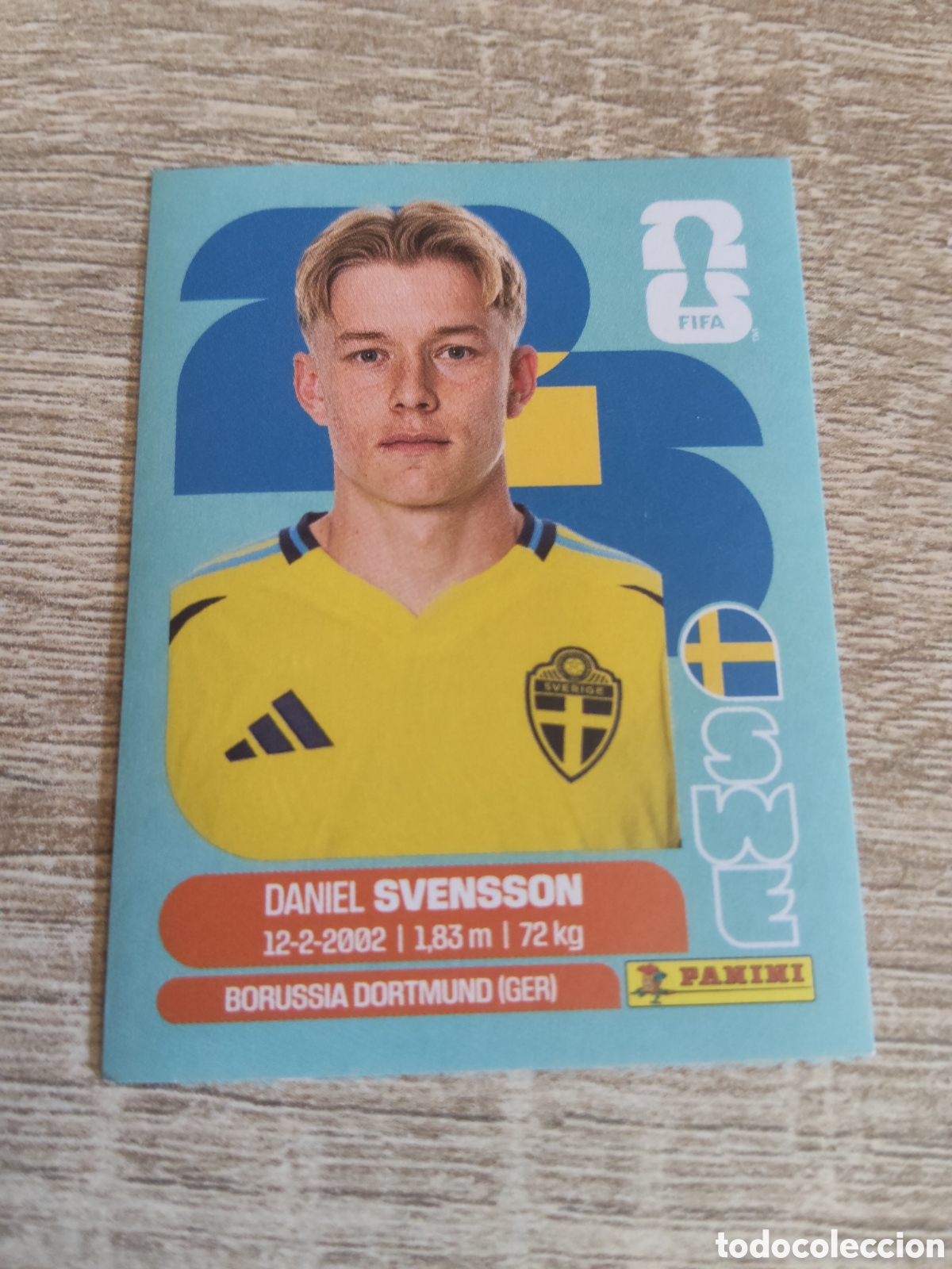 Cromos de f&uacute;tbol: Panini mundial 2026 SWE 14 Daniel Svensson Suecia
