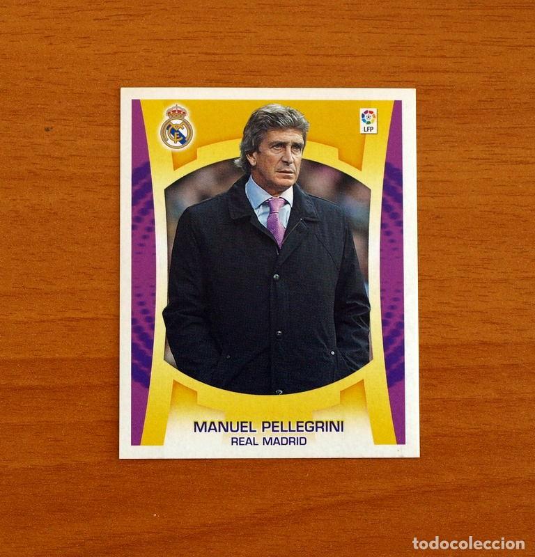 Cromos de f&uacute;tbol: Real Madrid - Manuel Pellegrini, Entrenador - Liga 2009-2010, 09-10 - Ediciones Este - Nunca pegado