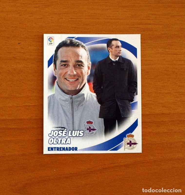 Cromos de f&uacute;tbol: Deportivo La Coru&ntilde;a -Jos&eacute; Luis Oltra, Entrenador -Liga 2012-2013, 12-13 -Ediciones Este-Nunca pegado