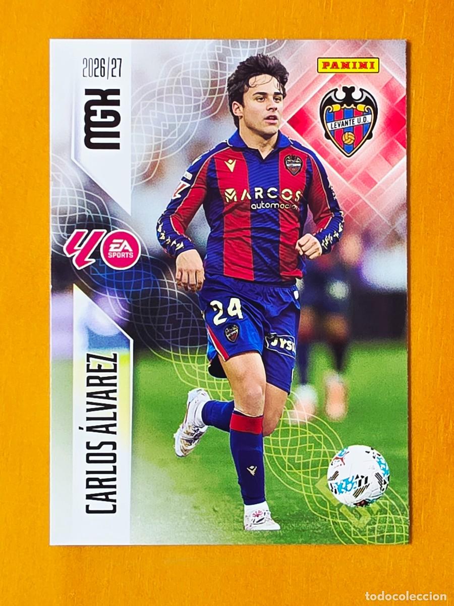 Cromos de f&uacute;tbol: 211 Carlos &Aacute;lvarez, Levante UD, Panini Megacracks MGK 2026 2027 26 27