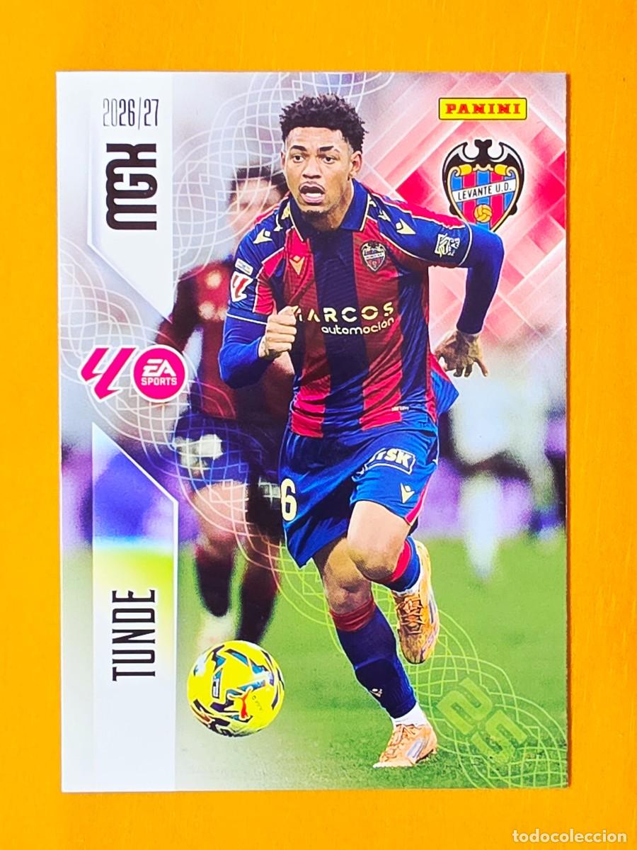 Cromos de f&uacute;tbol: 212 Kareem Tunde, Levante UD, Panini Megacracks MGK 2026 2027 26 27