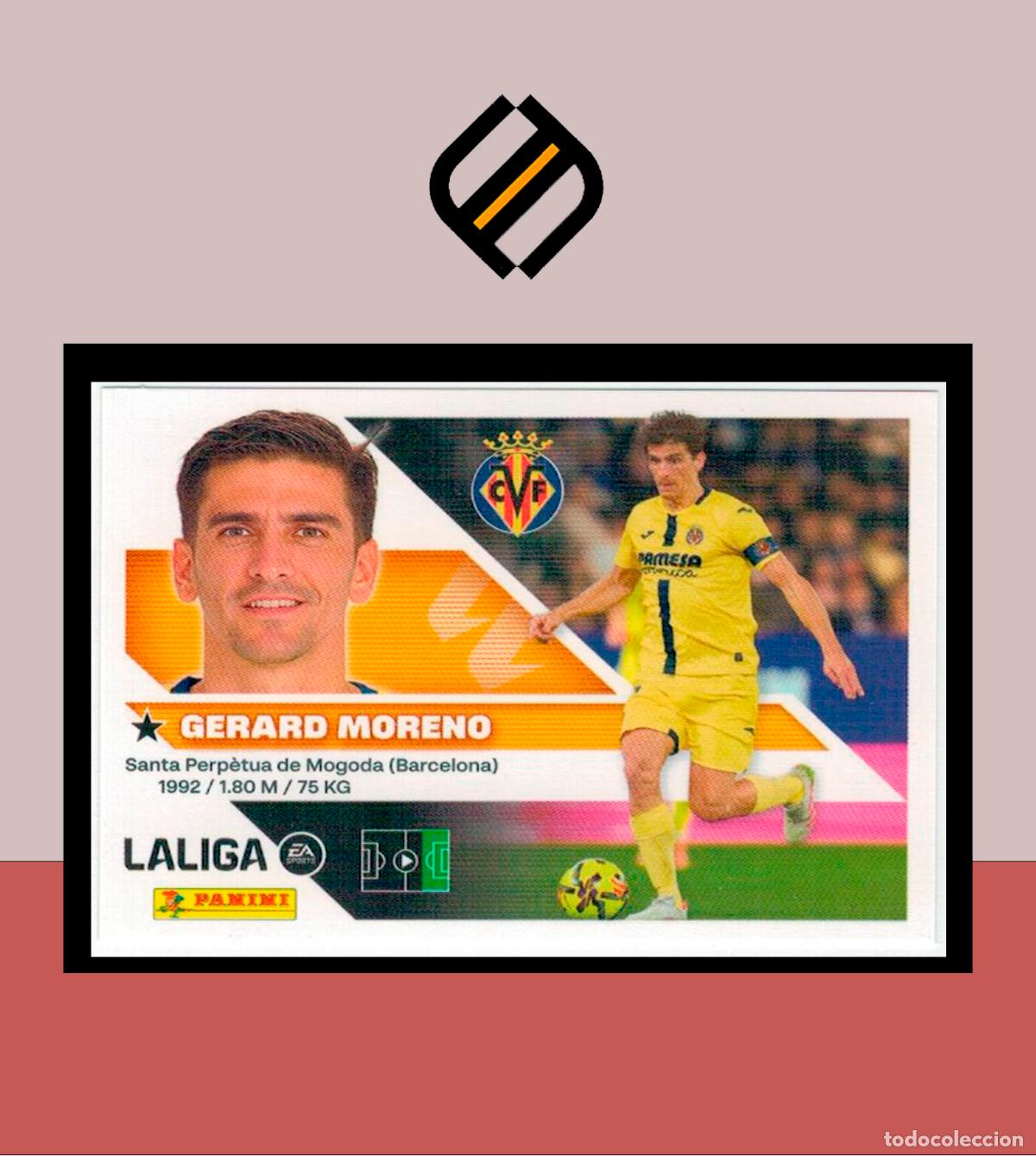 Cromos de f&uacute;tbol: LIGA ESTE 2026 2027 26 27 PANINI VILLARREAL CF N&ordm; 20 GERARD MORENO STICKER ALB&Uacute;M COLECCI&Oacute;N