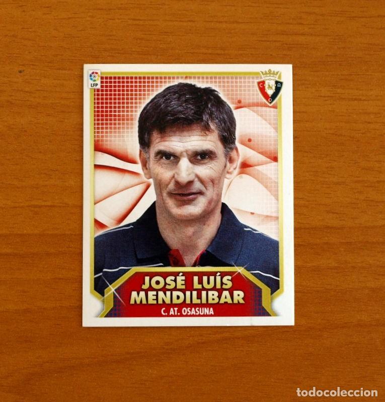 Cromos de f&uacute;tbol: Osasuna - Jos&eacute; Luis Mendilibar, Entrenador - Liga 2011-2012, 11-12 - Ediciones Este - Nunca pegado