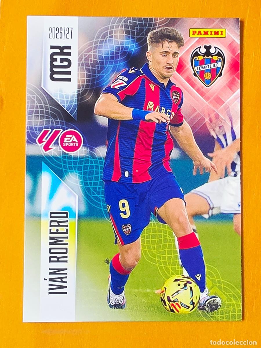 Cromos de f&uacute;tbol: 214 Iv&aacute;n Romero, Levante UD, Panini Megacracks MGK 2026 2027 26 27