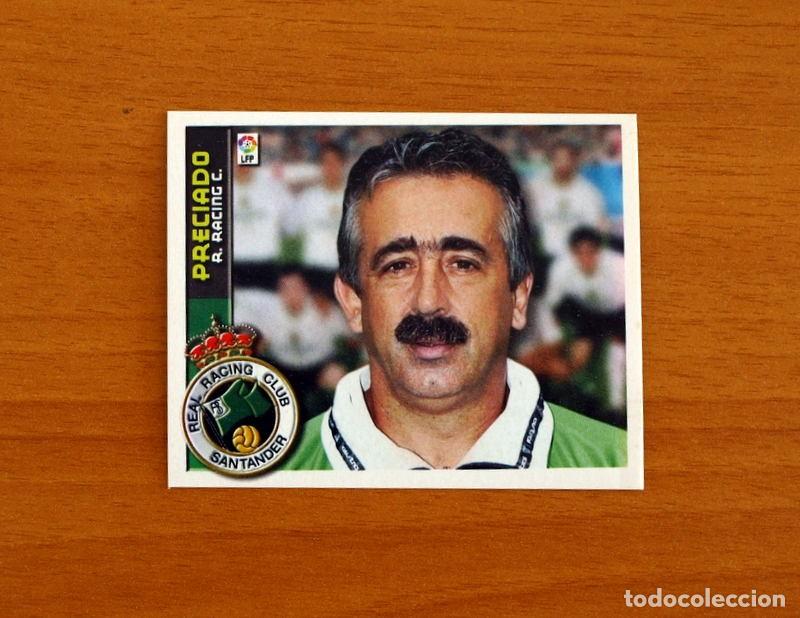 Cromos de f&uacute;tbol: Racing de Santander - Preciado, Entrenador - Ediciones Este 2002-2003, 02-03 - Nunca pegado