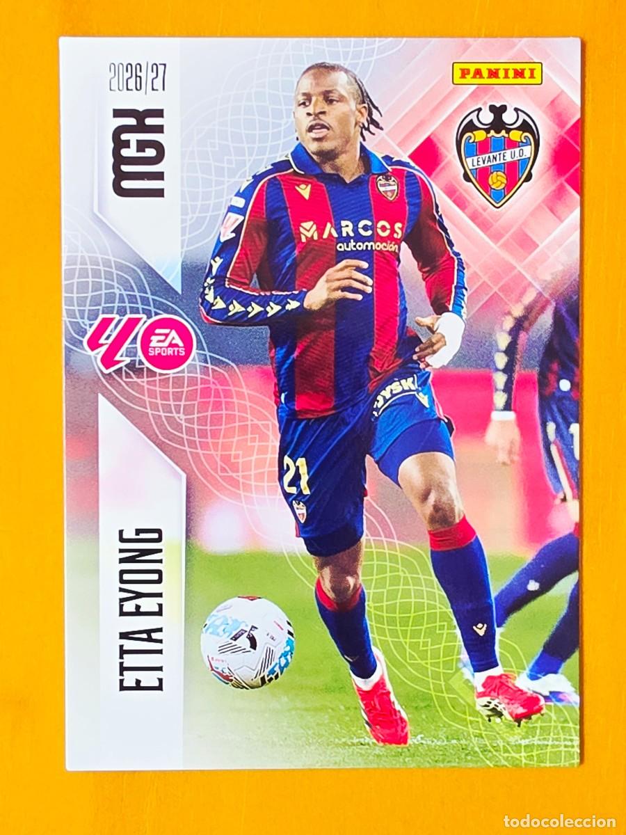 Cromos de f&uacute;tbol: 216 Karl Etta Eyong, Levante UD, Panini Megacracks MGK 2026 2027 26 27