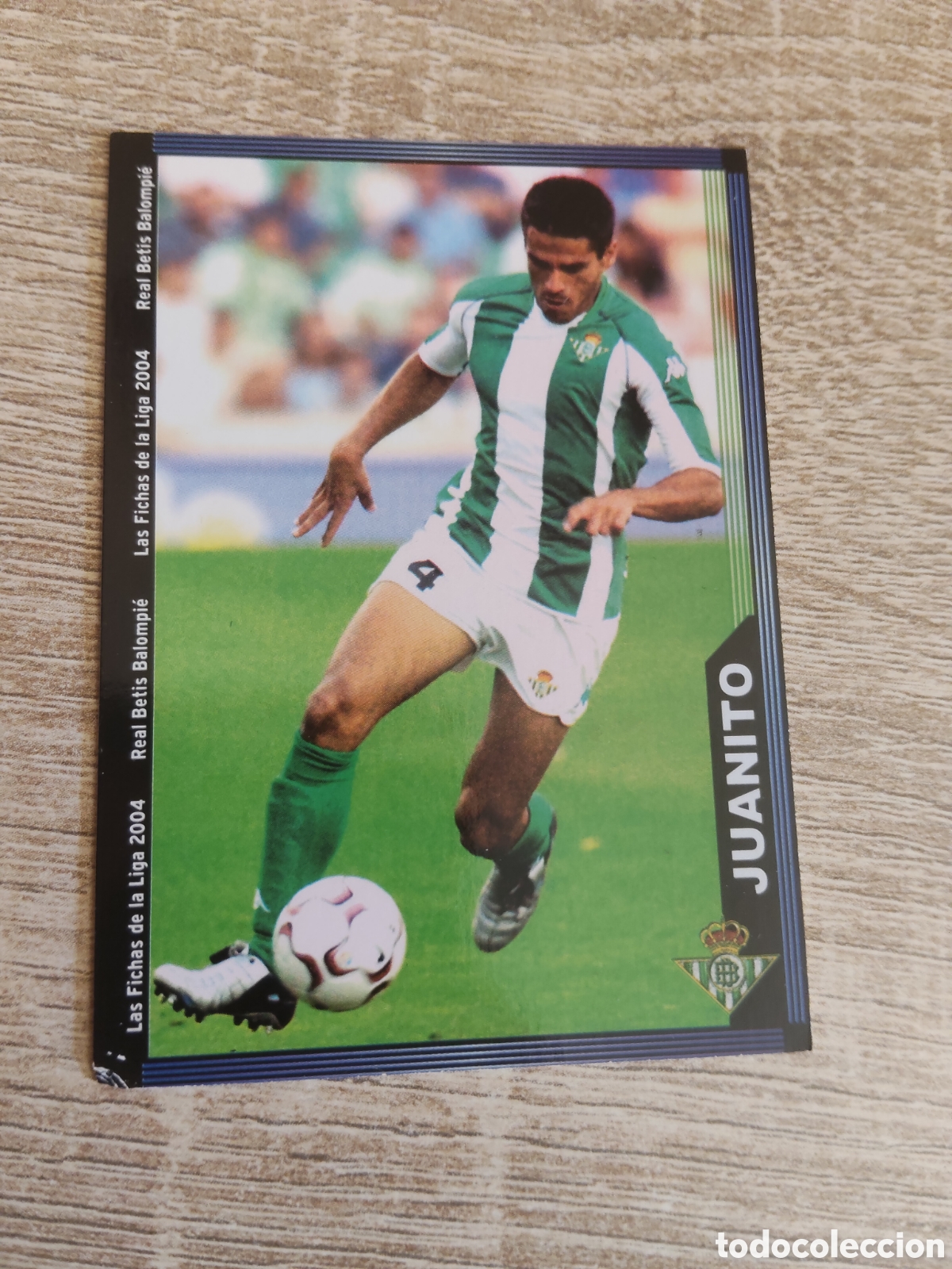 Cromos de f&uacute;tbol: Mundicromo las fichas de la liga 2004 195 Juanito Real Betis