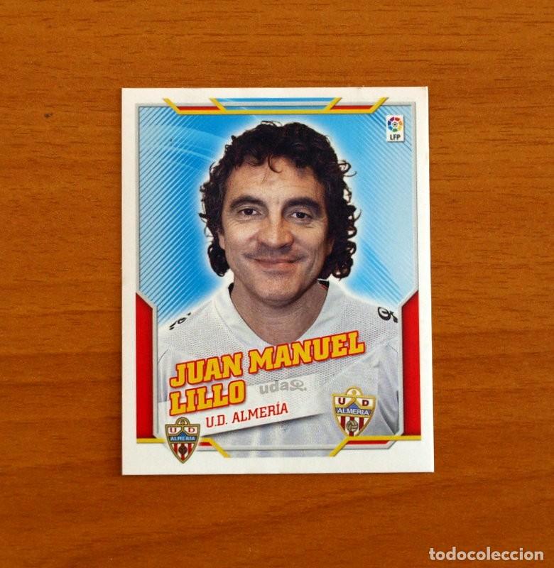 Cromos de f&uacute;tbol: Almer&iacute;a - Juan Manuel Lillo, Entrenador - Liga 2010-2011, 10-11 - Ediciones Este - Nunca pegado