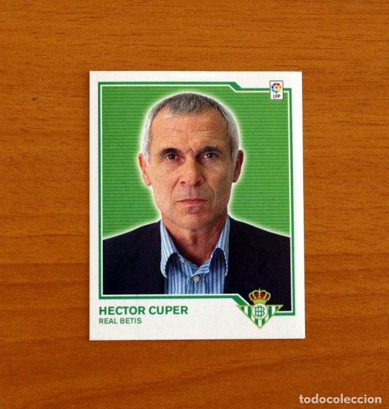 Cromos de f&uacute;tbol: Real Betis - Hector Cuper, Entrenador - Liga 2007-2008, 07-08 - Ediciones Este - Nunca pegado