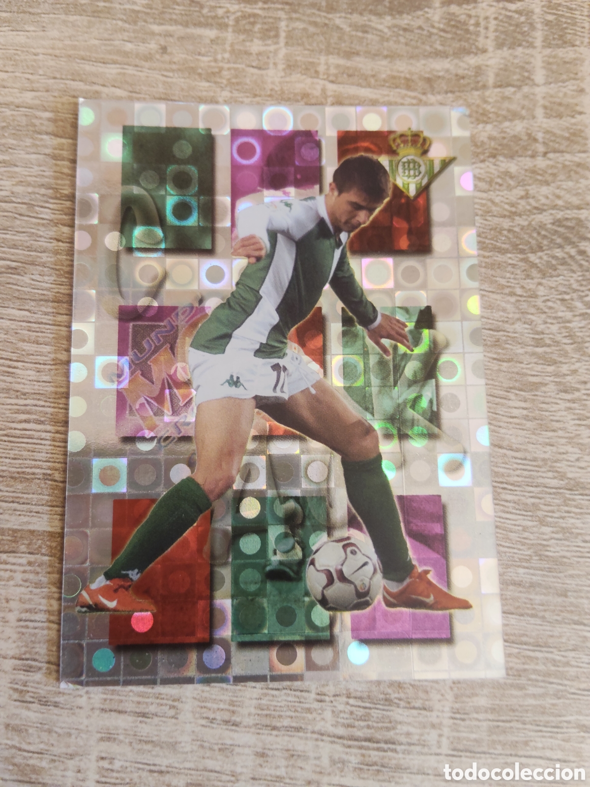 Figurine di Calcio: Mundicromo las fichas de la liga 2004 215 Joaqu&iacute;n Real Betis