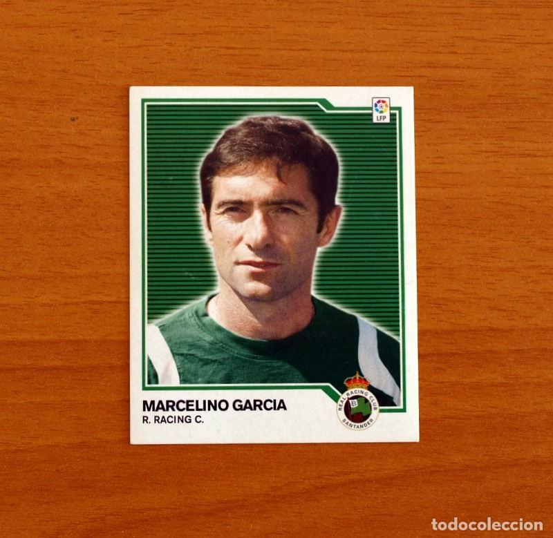 Figurine di Calcio: Racing de Santander -Marcelino Garc&iacute;a Entrenador-Liga 2007-2008, 07-08 -Ediciones Este -Nunca pegado