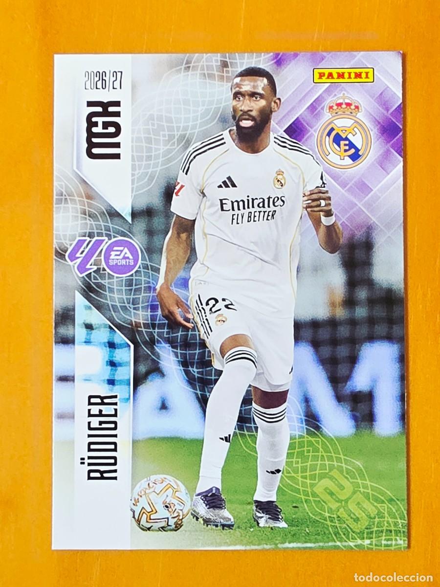 Cromos de f&uacute;tbol: 223 Antonio R&uuml;diger, Real Madrid, Panini Megacracks MGK 2026 2027 26 27