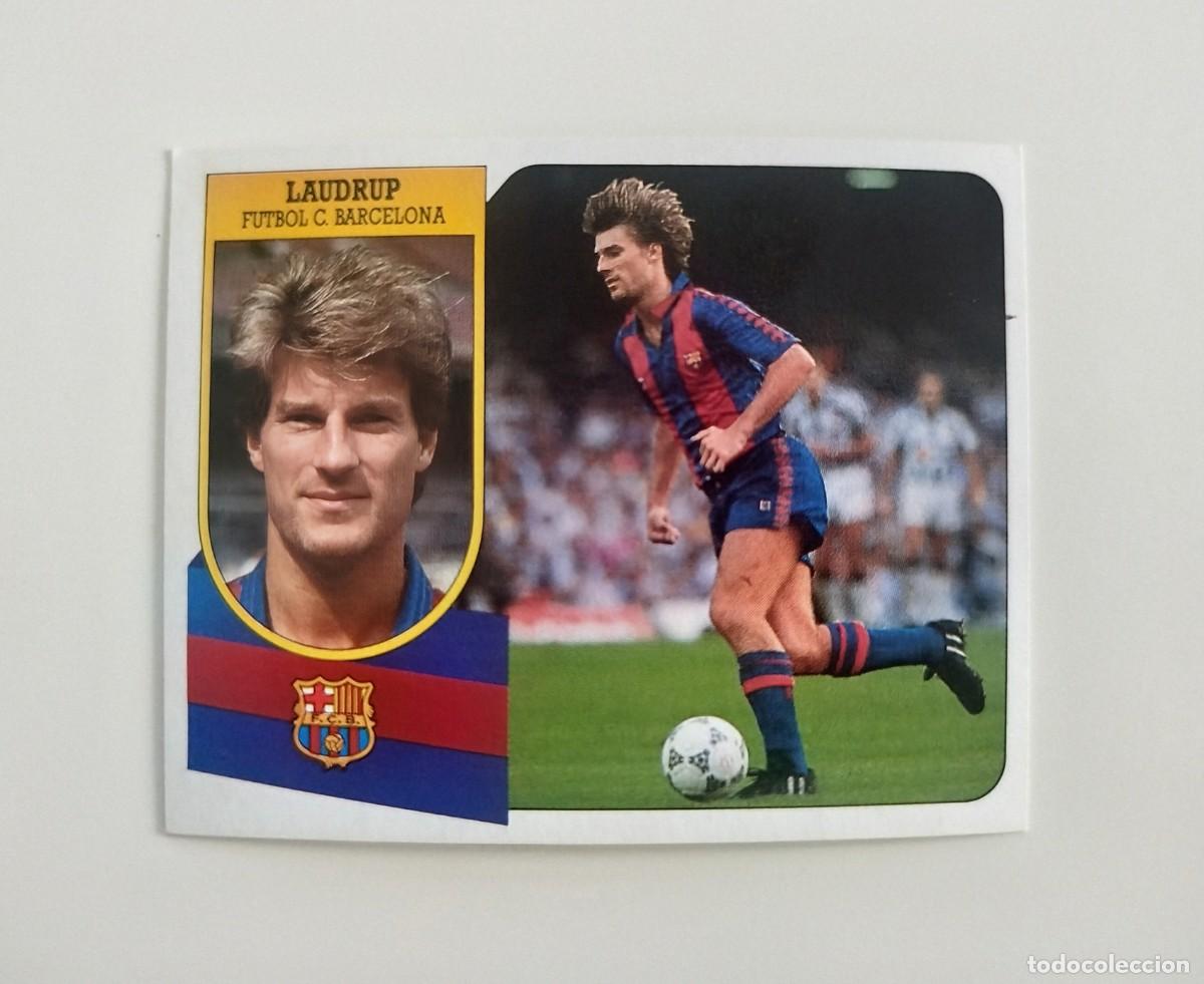 Cromos de f&uacute;tbol: Laudrup SIN PEGAR NUNCA PEGADO FC Barcelona Liga Ediciones Este 91 92 / 1991 1992