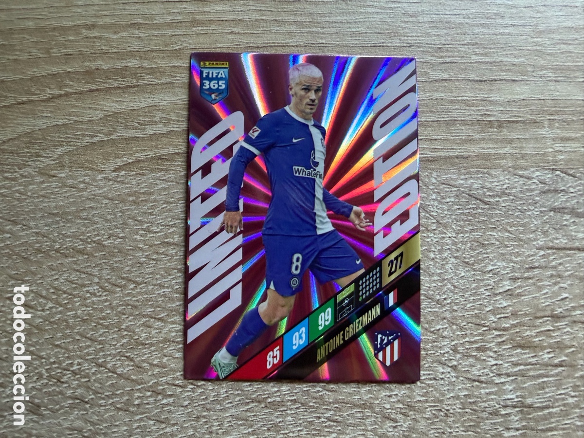Cromos de f&uacute;tbol: ANTOINE GRIEZMANN EDICI&Oacute;N LIMITADA PANINI FIFA 365 2025 ADRENALYN XL ATL&Eacute;TICO DE MADRID