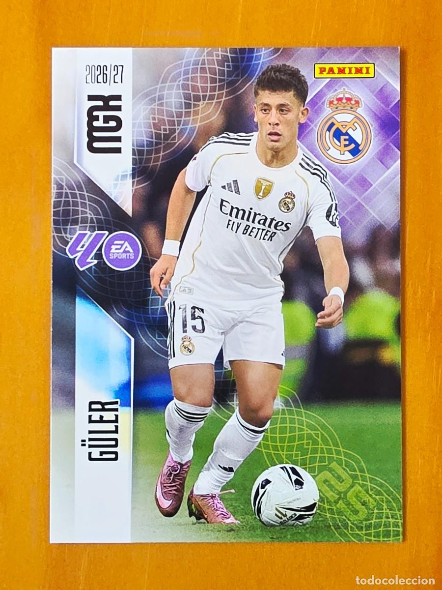 Cromos de f&uacute;tbol: 229 Arda G&uuml;ler, Real Madrid, Panini Megacracks MGK 2026 2027 26 27
