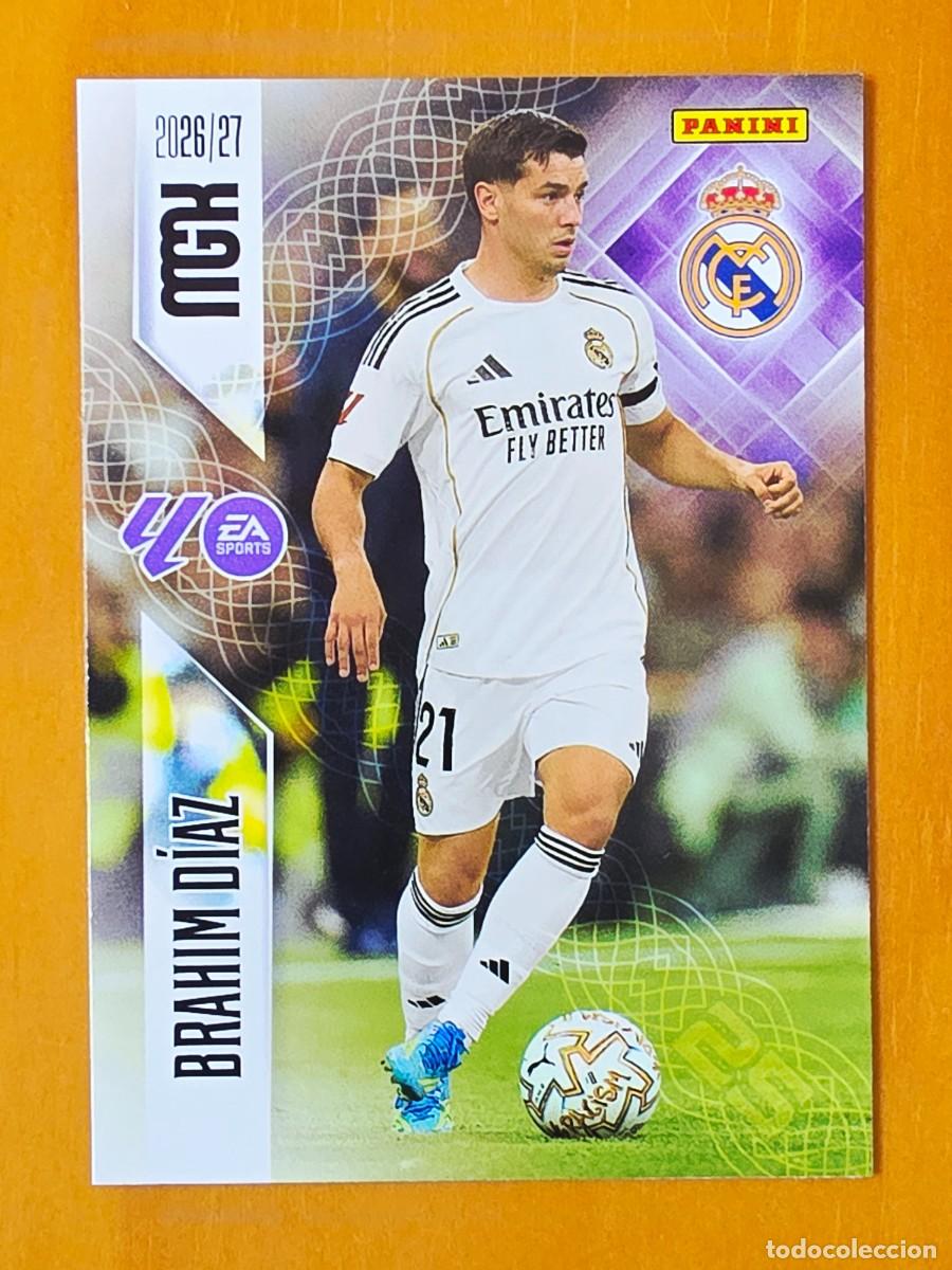 Cromos de f&uacute;tbol: 230 Brah&iacute;m D&iacute;az, Real Madrid, Panini Megacracks MGK 2026 2027 26 27